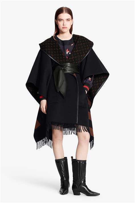 louis vuitton hooded wrap coat price|louis vuitton cape coat.